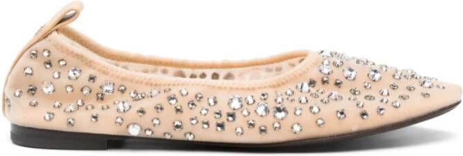 TORY BURCH Kristal Balletschoenen Beige Dames