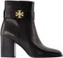 TORY BURCH Leather boots Black Dames - Thumbnail 1