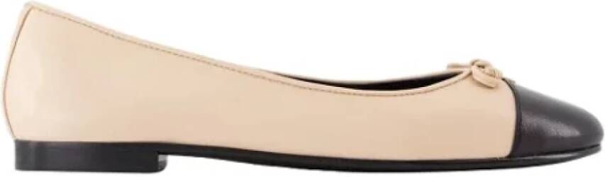 TORY BURCH Leather flats Pink Dames