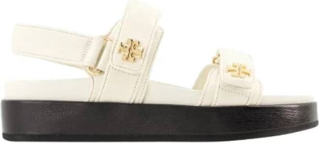 TORY BURCH Leather sandals Beige Dames