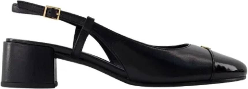 TORY BURCH Leather sandals Black Dames