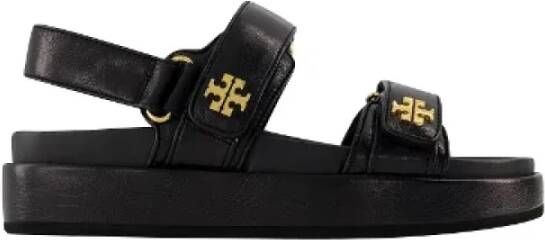 TORY BURCH Leather sandals Black Unisex