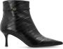 TORY BURCH Leren enkellaarzen Black Dames - Thumbnail 1