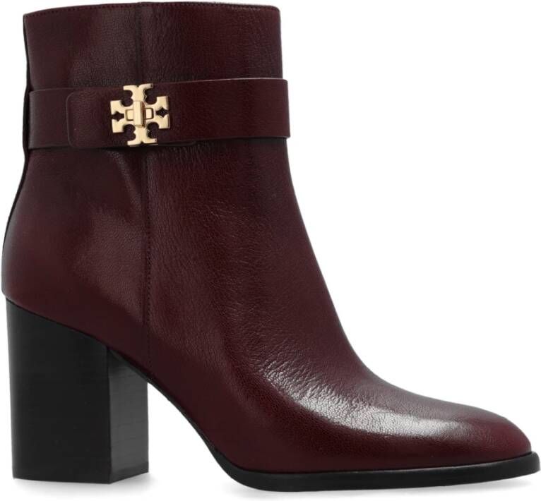 TORY BURCH Boots & laarzen Burgundy Ankle Boots in rood