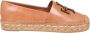 TORY BURCH Leren Espadrille Sneakers Brown Dames - Thumbnail 1