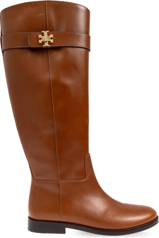 TORY BURCH Leren laarzen Brown Dames