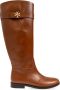 TORY BURCH Boots & laarzen T Lock Riding Boot in cognac - Thumbnail 1