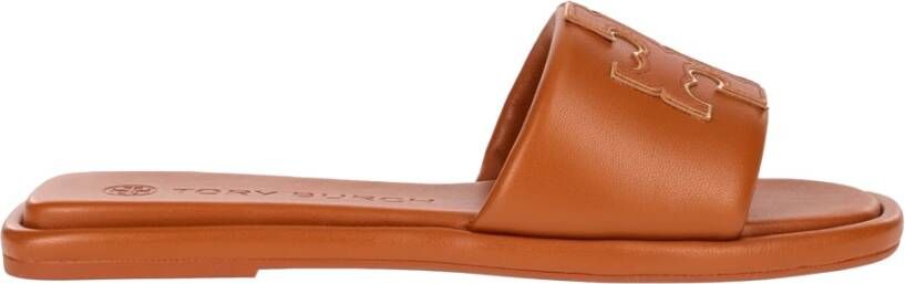 TORY BURCH Comfortabele sliders voor vrouwen Brown Dames