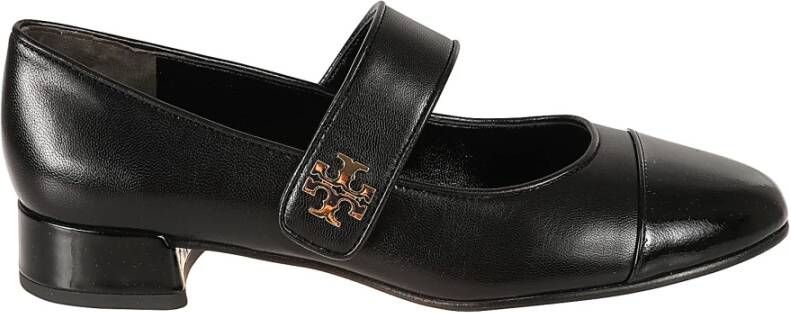 TORY BURCH Mary Jane Ballet Flats Black Dames