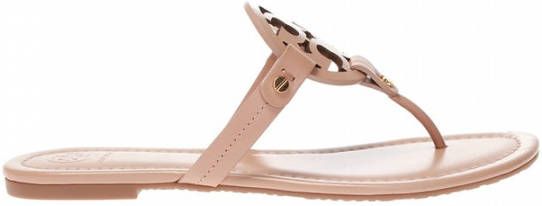 TORY BURCH Lichtbruine T-Medallion sandalen Beige Dames