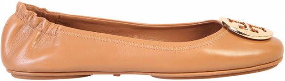 TORY BURCH Minnie ballerina flats Bruin Dames