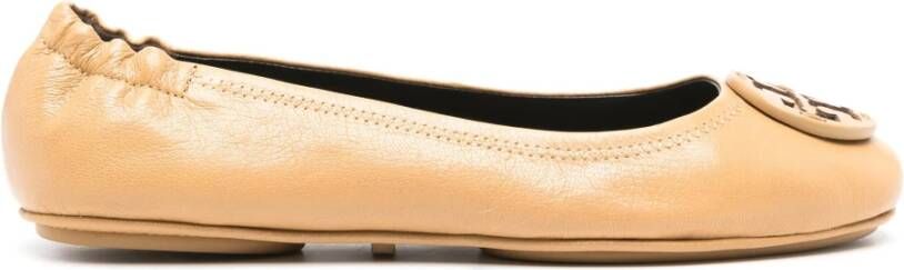 TORY BURCH Minnie Reis Ballerina Schoenen Beige Dames