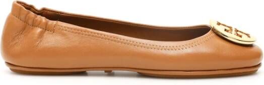 TORY BURCH Minnie ballerina flats Bruin Dames