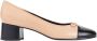 TORY BURCH Nude & Neutrals Leren Bow Pumps Beige Dames - Thumbnail 1