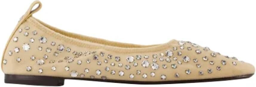 TORY BURCH Nylon flats Beige Dames