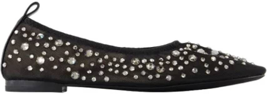 TORY BURCH Nylon flats Black Dames