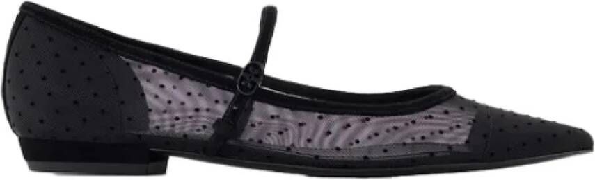 TORY BURCH Plastic flats Black Dames