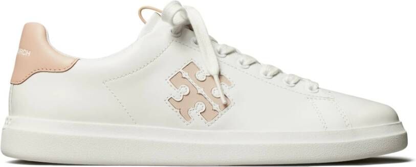 TORY BURCH Retro-geïnspireerde Double T Howell Court sneakers White Dames