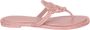 TORY BURCH Roze Kristalversierde Leren Sandalen Pink Dames - Thumbnail 4