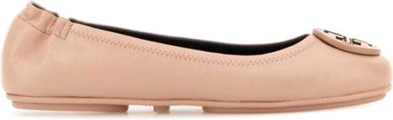 TORY BURCH Roze Minnie Leren Ballerina's Pink Dames