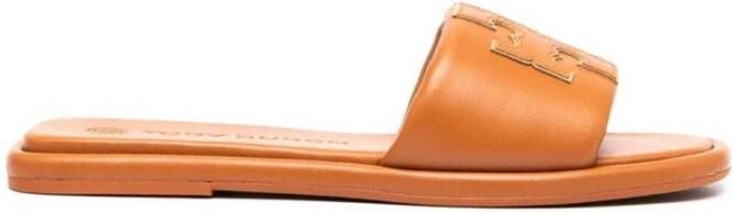 TORY BURCH Double T Sport Slide Dames zomer sliders Zwart Dames