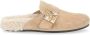 TORY BURCH Shearling Mule Instap Schoen Brown Dames - Thumbnail 1