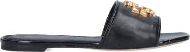 TORY BURCH Zwarte Slidesandalen voor Dames Zwart Dames