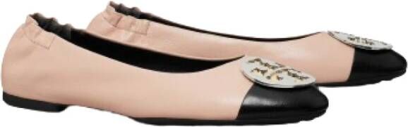 TORY BURCH Stijlvolle Cap Toe Schoenen Pink Dames