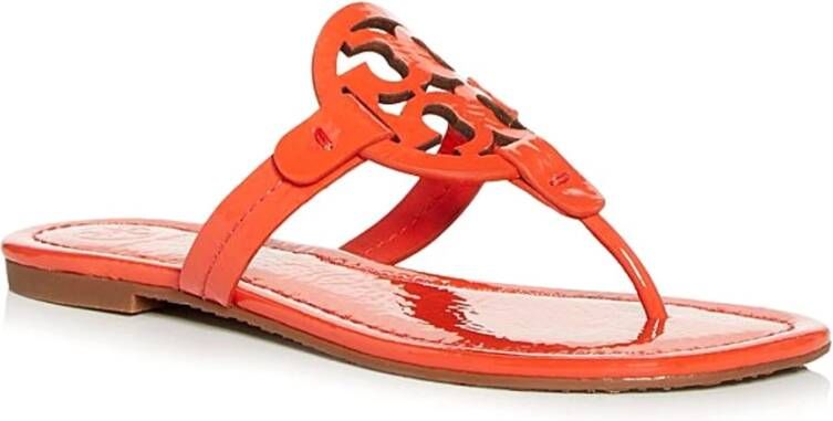 TORY BURCH Stijlvolle Slippers voor Dagelijks Comfort Orange Dames