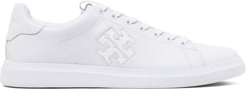 TORY BURCH Retro-geïnspireerde witte tennisschoenen White Dames