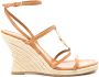 TORY BURCH Stijlvolle Zeppe voor een trendy look Beige Dames - Thumbnail 1