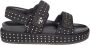 TORY BURCH Studded Sport Sandal Black Dames - Thumbnail 1