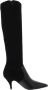 TORY BURCH Suede High Heel Boots Black Dames - Thumbnail 1