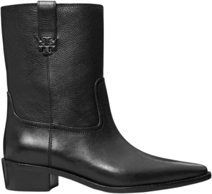 TORY BURCH Western City Enkellaars Black Dames