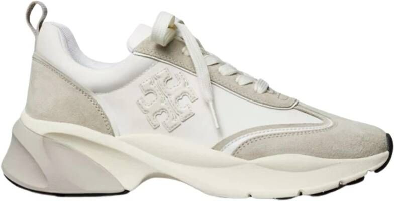 TORY BURCH Witte Fossil Stone Trainer Sneakers White Dames