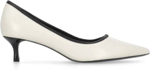 TORY BURCH Witte leren schoenen met 6 cm hak White Dames