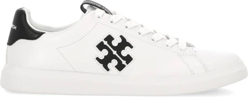 TORY BURCH Witte Logo Sneakers Nappa Leer White Dames