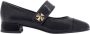 TORY BURCH Zwarte Ballerina's met Leren Bandje Black Dames - Thumbnail 1