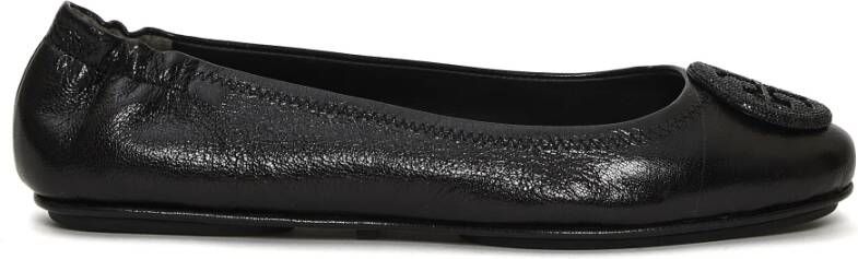 TORY BURCH Zwarte Glitter Ballerina Schoenen Black Dames