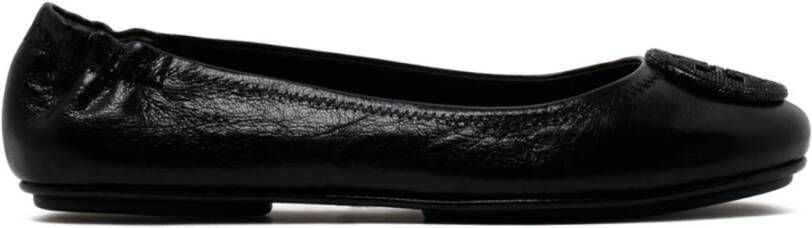 TORY BURCH Zwarte Kristal Ballerina Schoenen Black Dames