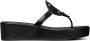 TORY BURCH Zwarte Leren Double T Sandalen Black Dames - Thumbnail 7