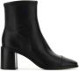 TORY BURCH Zwarte leren enkellaarsjes 7cm hak Black Dames - Thumbnail 10