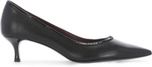 TORY BURCH Zwarte Leren Pijl Teen Hak Schoenen Black Dames