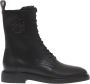 TORY BURCH Zwarte leren veterschoenen Black Dames - Thumbnail 1