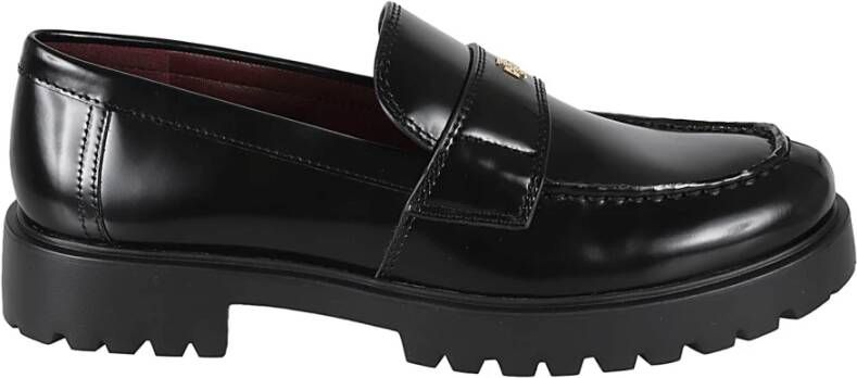 TORY BURCH Zwarte Loafer Schoenen Elegant Instapper Black Dames