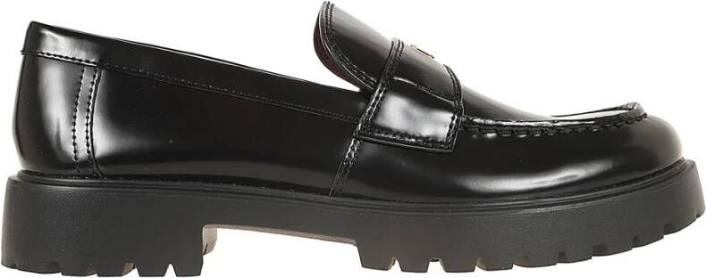 TORY BURCH Zwarte Lug Loafer Schoen Black Dames