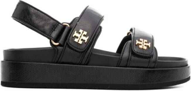 TORY BURCH Kira Sport Sandalen met Verstelbare Klittenbandsluitingen Black Dames