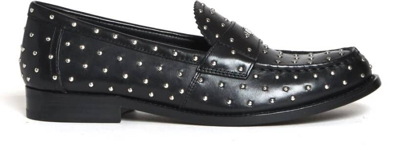 TORY BURCH Zwarte Stud Loafer Klassieke Stijl Black Dames