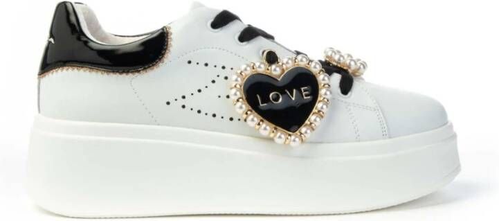 Tosca Blu Hart Sneaker Platform Schoenen White Dames
