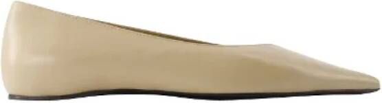 TotêMe Leather flats Beige Dames